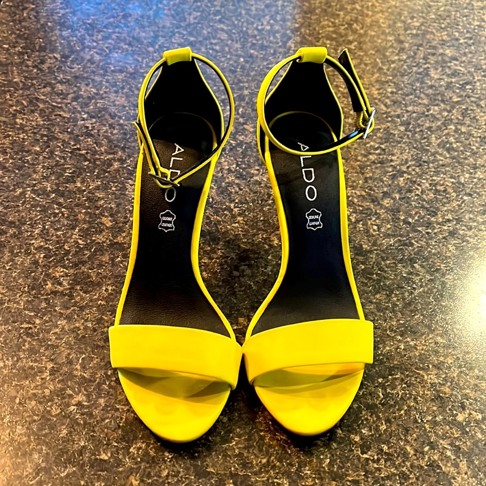 Yellow Aldo Heels